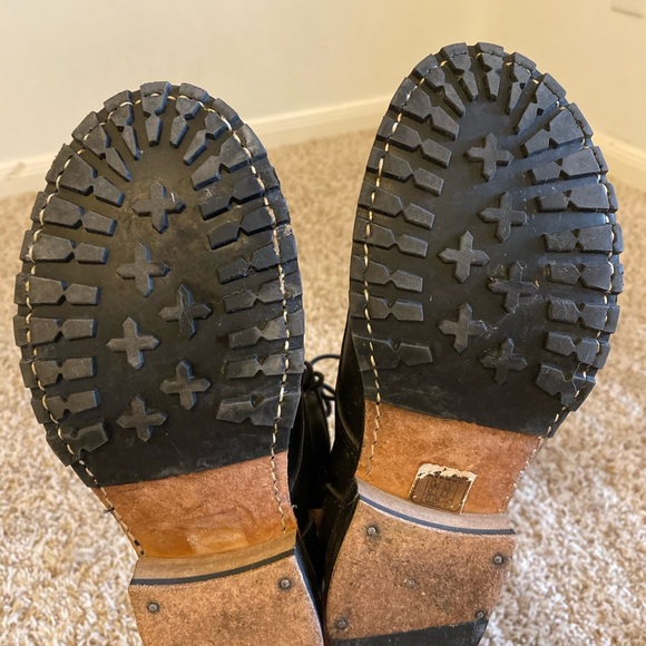 Ecote distressed lace up combat boots - Picture 4 of 4